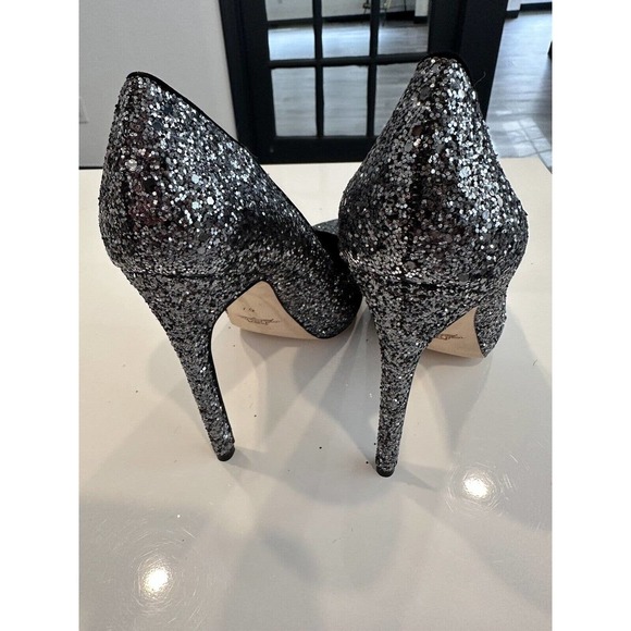 Rachel Roy Shoes - Womens Pewter Glitter Gardner Pumps Heels - Size 7.5 - Picture 15 of 15